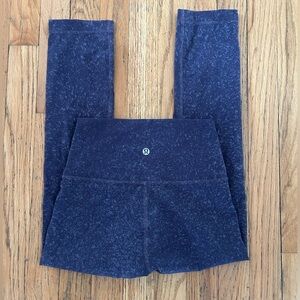 Lululemon Wunder Under High-Rise Crop 21" *Spray Full-On Indigo Spray Cadet Blue